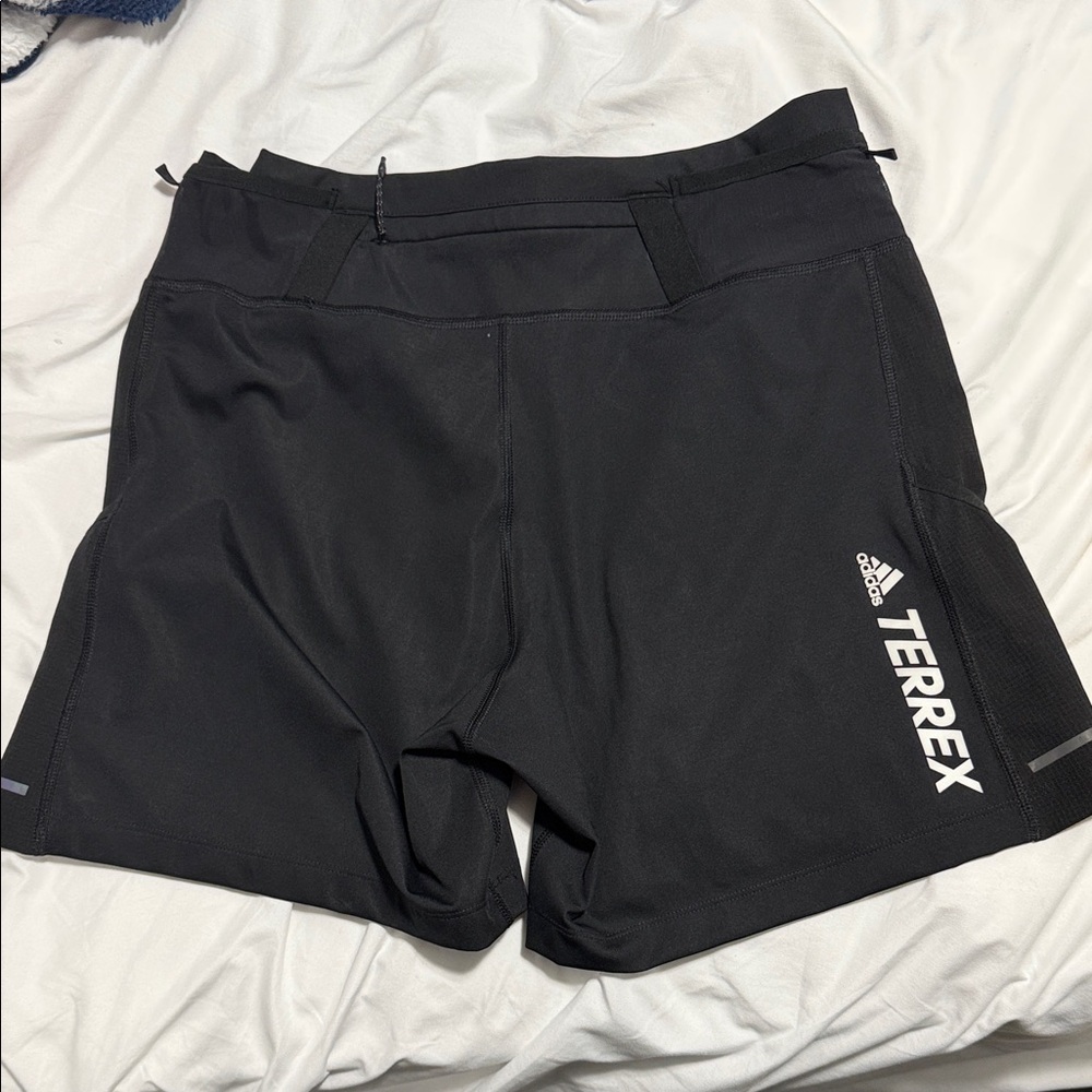 adidas TERREX Black Performance Running Shorts